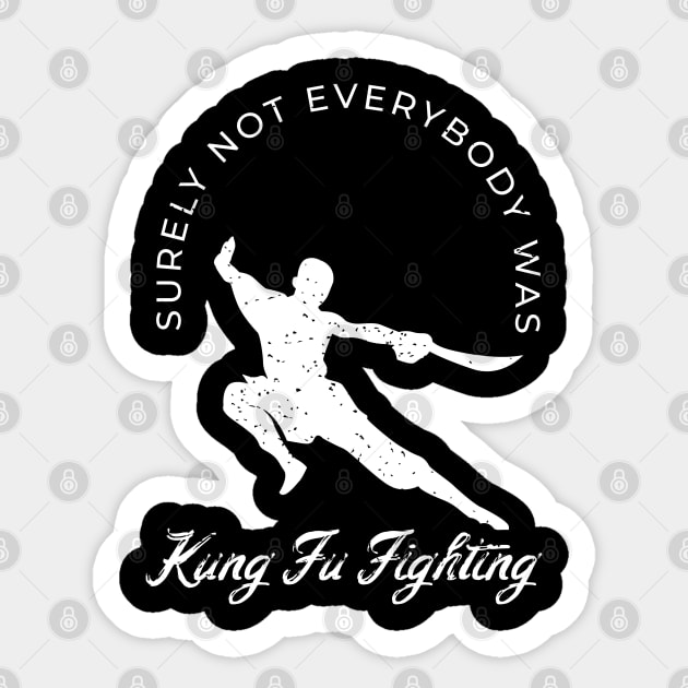 Fighter Design for a Martial Arts Lover Sticker by AlleyField